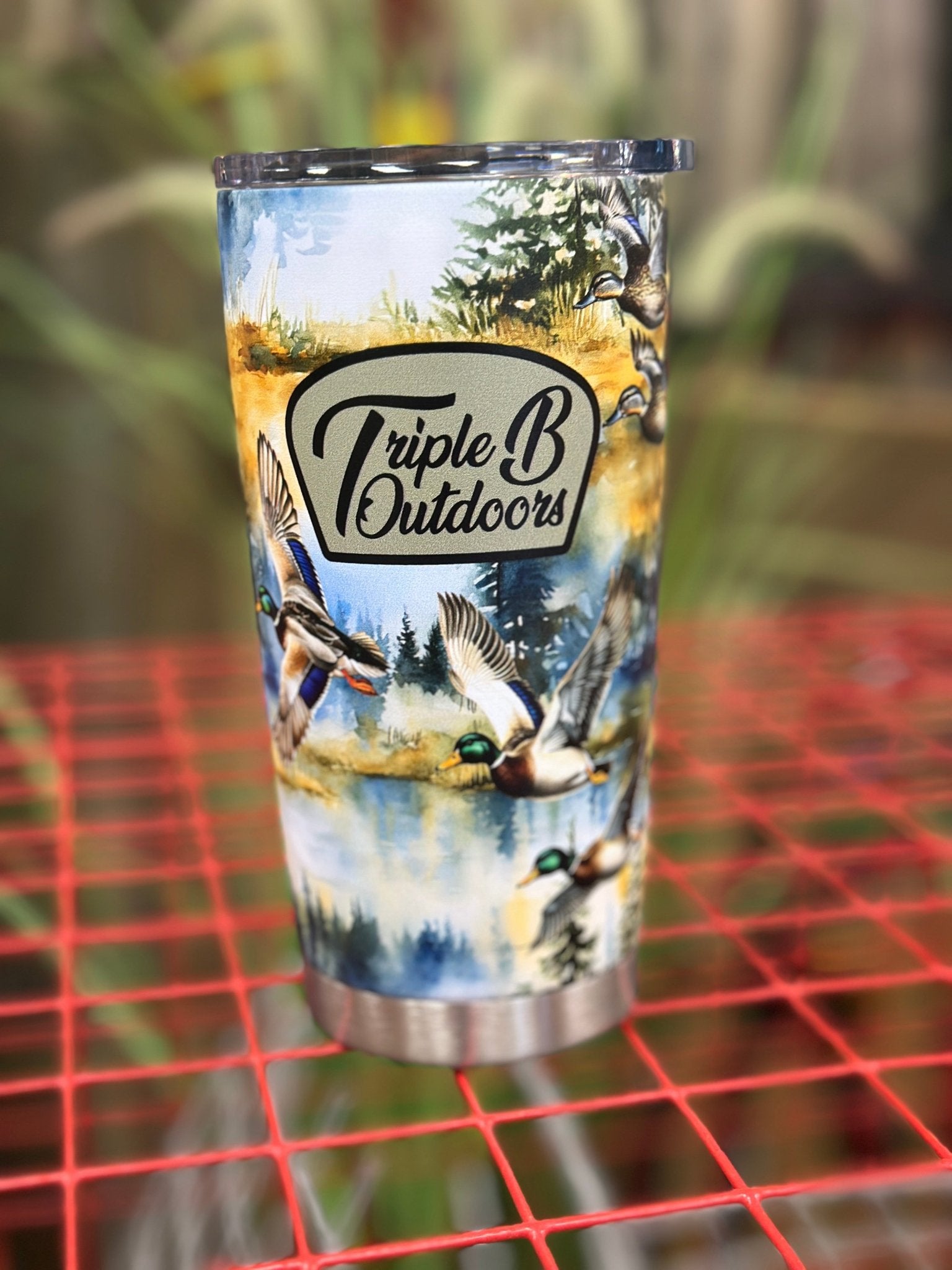 Triple B Duck Print Tumbler - Triple B Outdoors