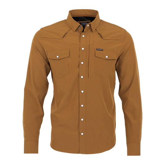 Triple B L/S Western Outdoor Pearl Snap Shirt - Triple B Outdoors