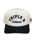 Load image into Gallery viewer, Triple B Outdoors Arched Logo - Cream/Black - Triple B Outdoors

