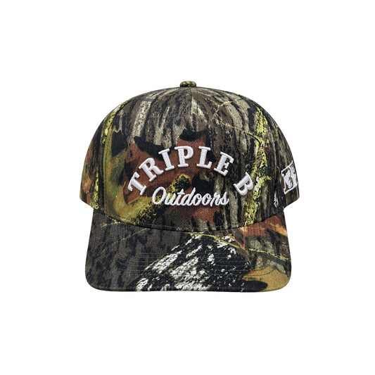 Triple B Outdoors Arched Logo Hat - Camo - Triple B Outdoors