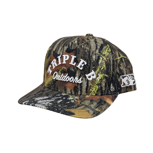 Triple B Outdoors Arched Logo Hat - Camo - Triple B Outdoors