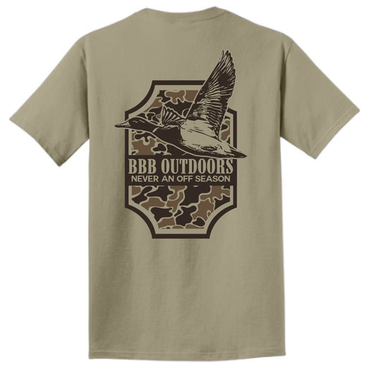 Triple B Tan Duck Camo Logo - Triple B Outdoors