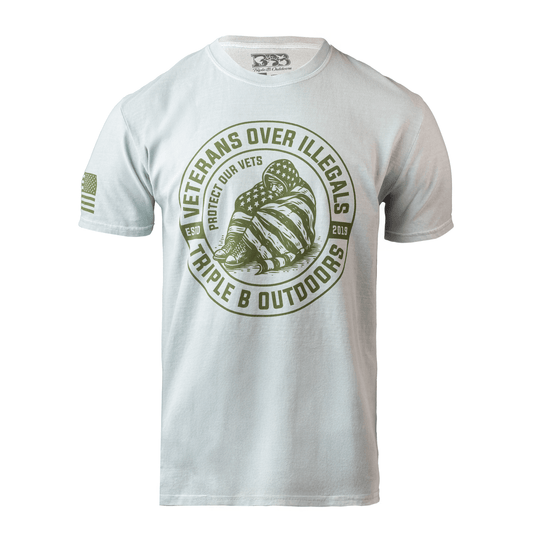 "Veterans Over Illegals" Shirt - Triple B Outdoors