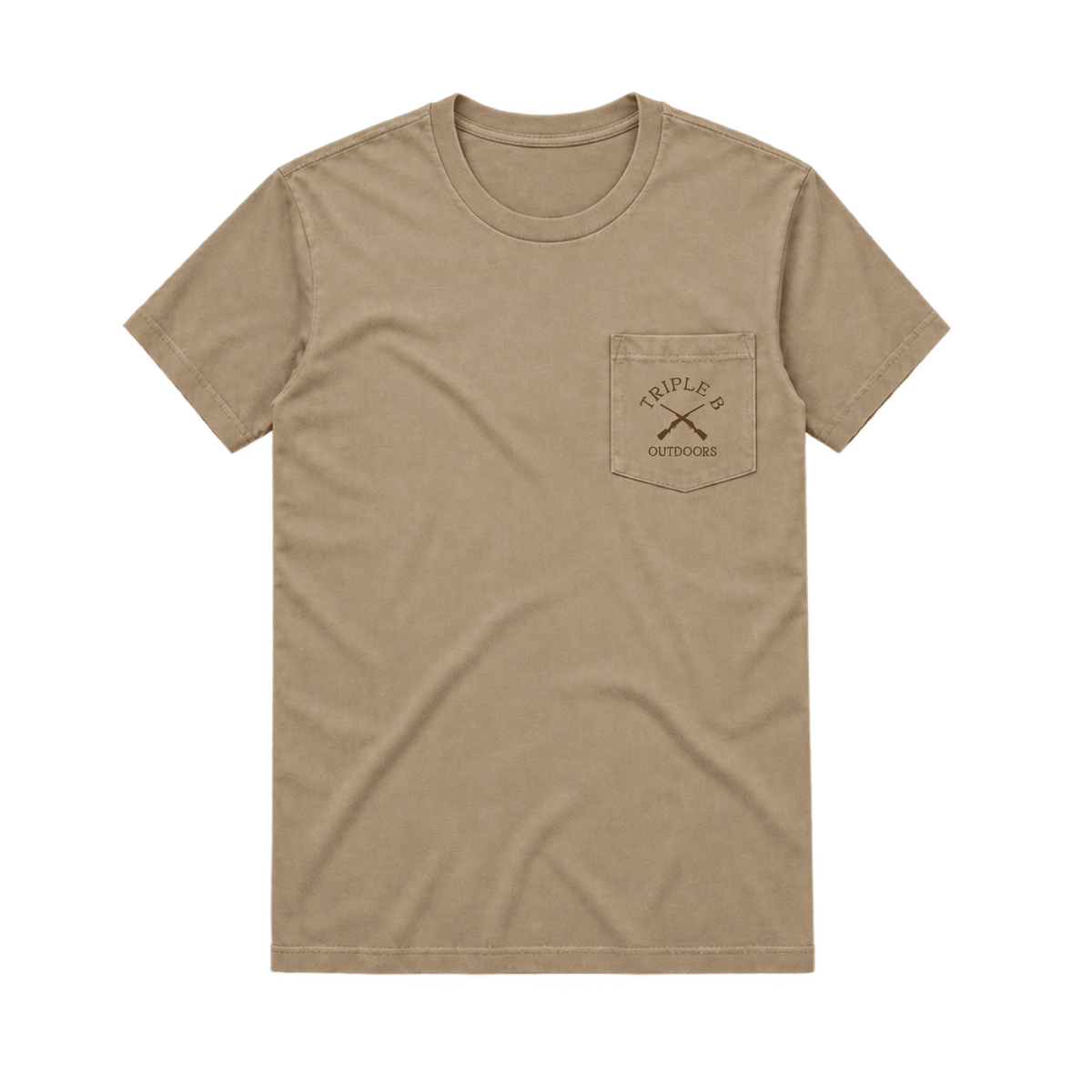 Whitetail Deer Moon Triple B Pocket Tee - Triple B Outdoors