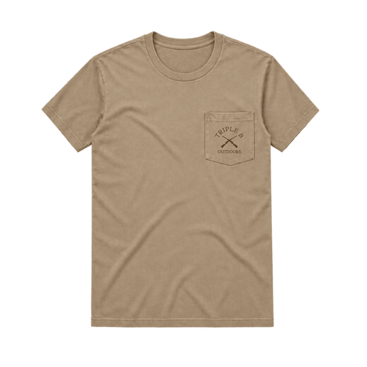 Whitetail Deer Moon Triple B Pocket Tee - Triple B Outdoors